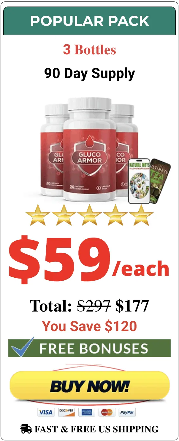 Gluco Armor 3 Bottles